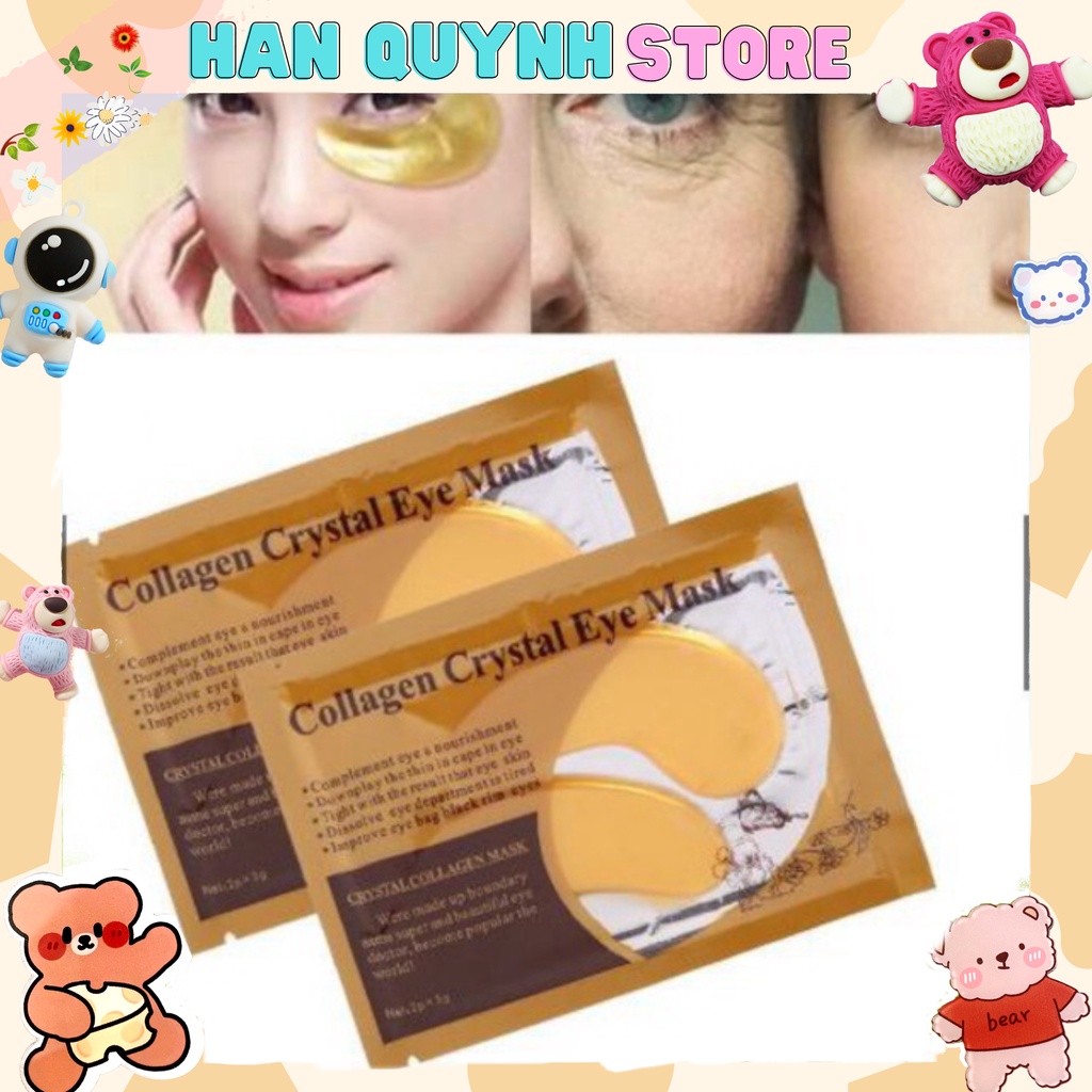 Mặt Nạ Dưỡng Làm Mờ Quầng Thâm Mắt Collagen Crystal Eyes