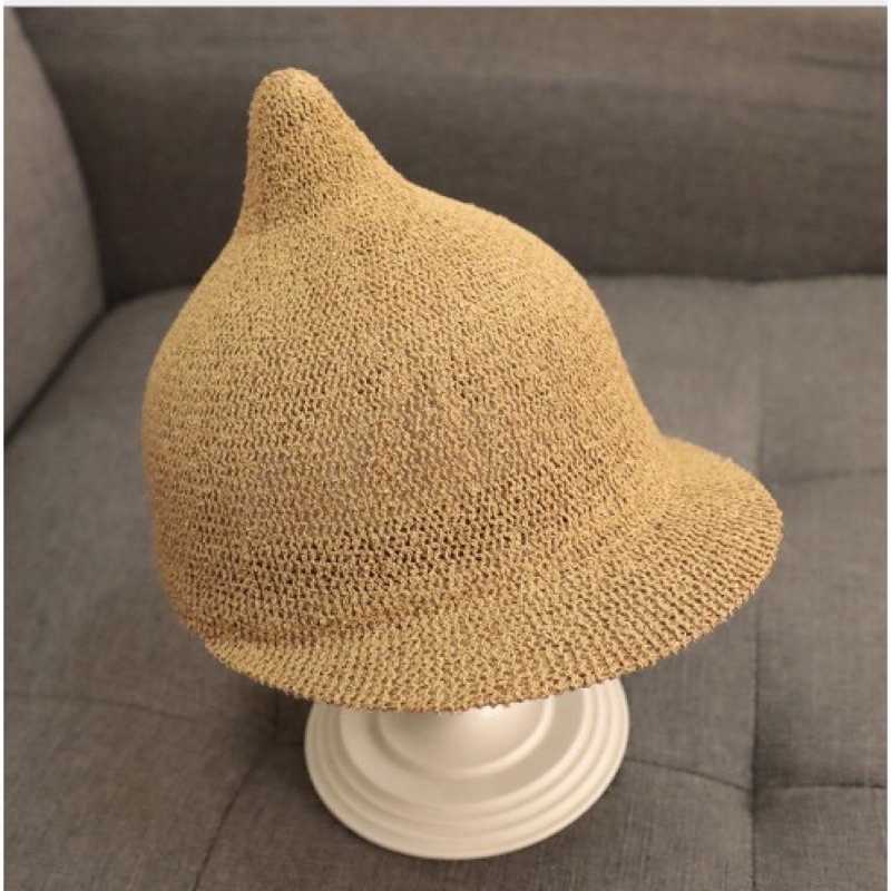 Mũ cói cho bé hình củ tỏi size 48cm,52cm