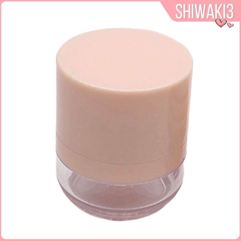 (Hàng Mới Về) Hộp Đựng Phấn Má Hồng Bằng Nhựa Mini Shiwaki3 Kèm Mút Trang Điểm Cho Nữ Giá Đỡ
