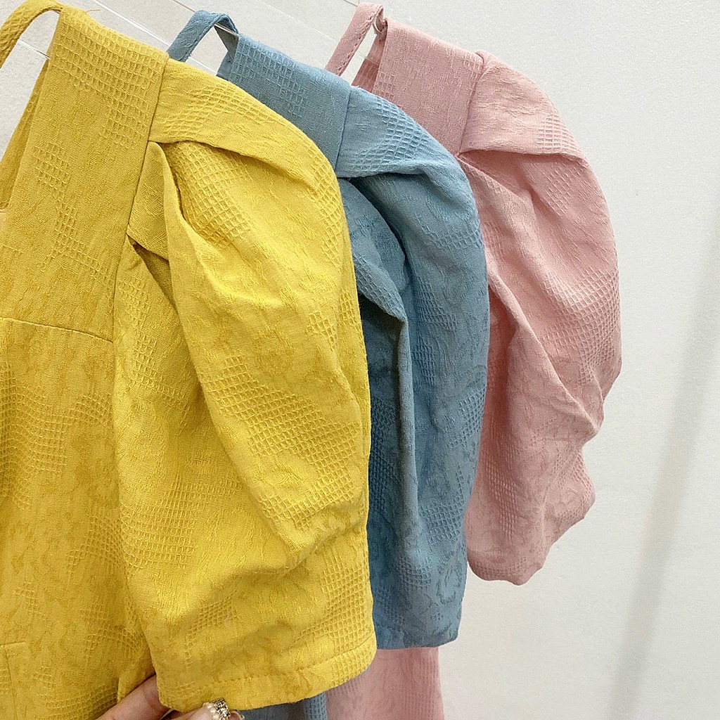 Đầm xoè bảy mảnh nơ ngực , hàng thiết kế cao cấp 2 lớp