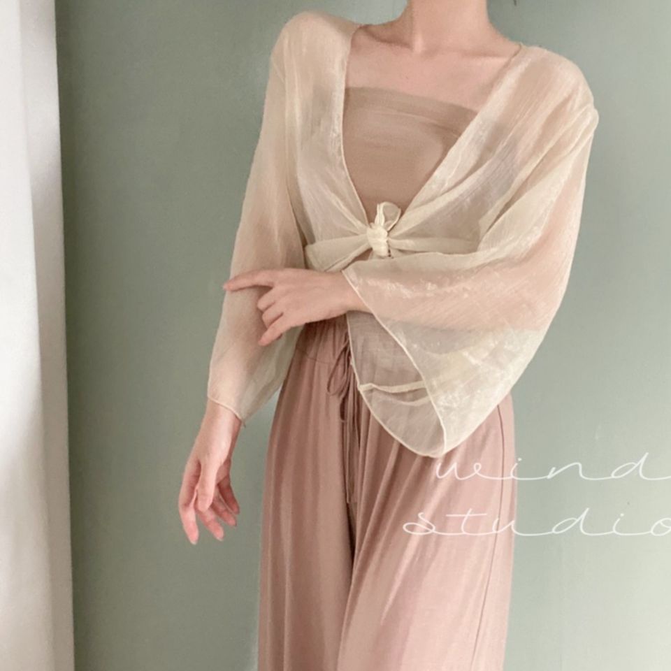 Ultra Áo Khoác Voan Siêu Mỏng Dáng Rộng Thời Trang Dành Cho Nữ
