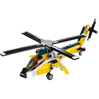 LEGO 3IN1 339 chi tiết - Trực thăng biến hình xe bọc thép, tàu tên lửa