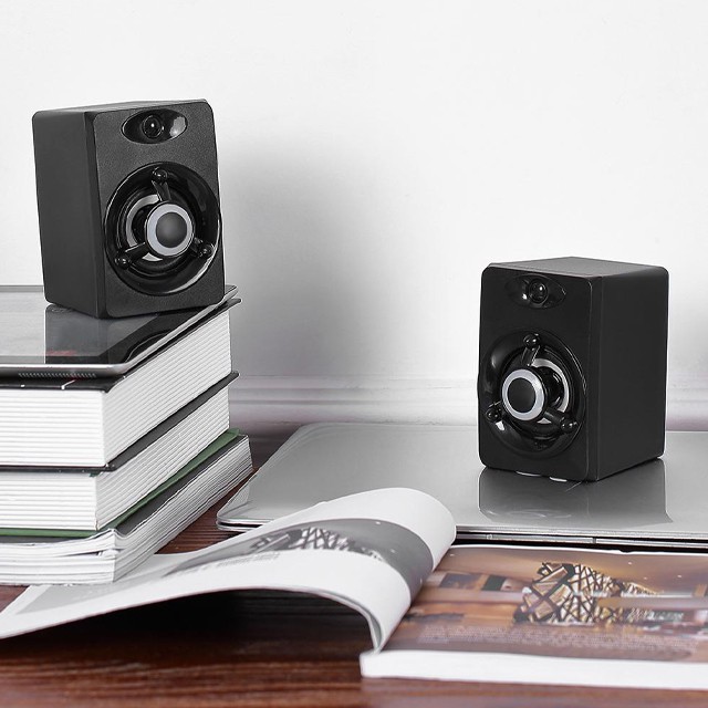 Loa Đôi Vi Tính Đèn Led SADA V-118 Thiết Kế Hiện Đại Trẻ Trung Năng Động Âm Thanh Chân Thực Sống Động