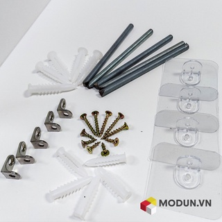 Bộ ốc, vít, tắc kê, bát MOV-001 MODUN.VN- dùng để bắt ván, kệ