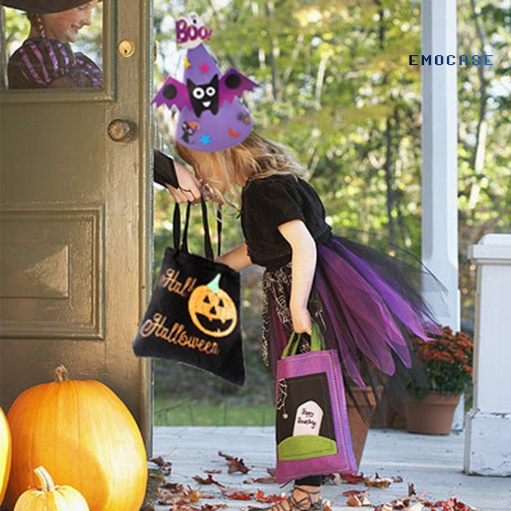 Mũ Halloween In Họa Tiết Hoạt Hình Kinh Dị 3D Dễ Thương Gọn Nhẹ Có Thể Tái Sử Dụng