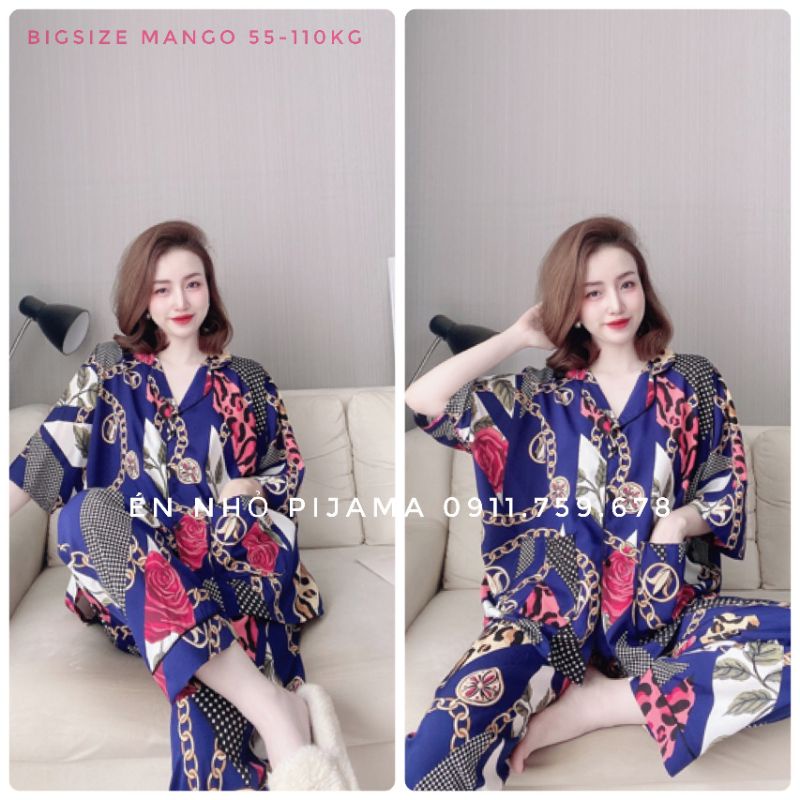 Đồ bộ Bigsize 50-110kg Cánh Rơi Én Nhỏ Pizama