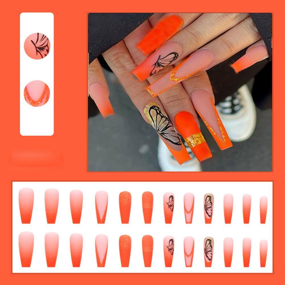 Hộp 24 Móng Tay Giả Có Thể Tháo Rời