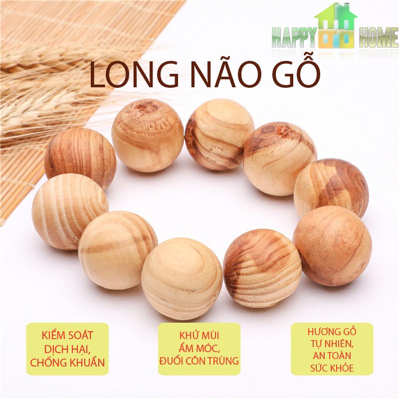 Long Não Gỗ Khử Mùi Hôi,Đuổi Côn Trùng Bỏ Tủ Quần Áo