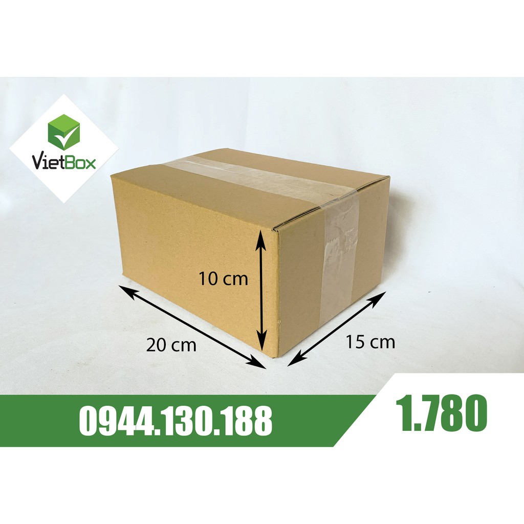 Combo 100 hộp carton 20x15x10