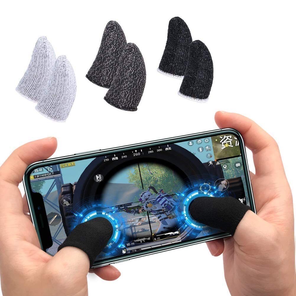 [HOT] Găng Tay Chơi Game Chống Mồ Hôi - Tăng Độ Nhạy Cảm Ứng - Co Giãn Tốt Hỗ Trợ Chơi Game PUBG, Liên quân...