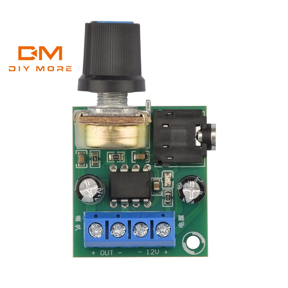 Bảng mạch khuếch đại âm thanh DIYMORE LM386 10W Mono 3.5mm DC 3-12V tự lắp ráp