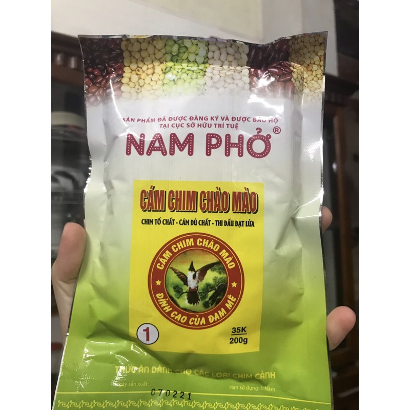 Cám chim chào mào Nam Phở cao cấp 200g - Cám chào mào Nam Phở giá rẻ