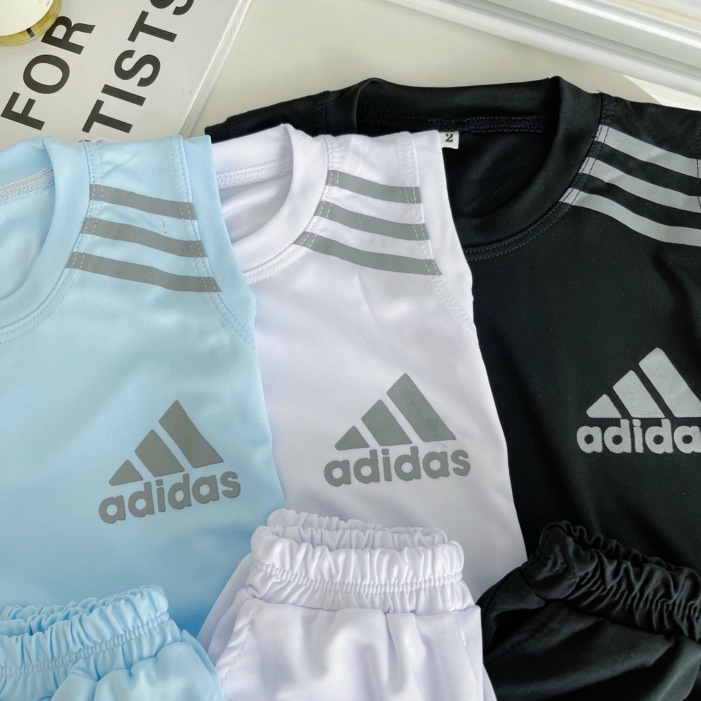 Bộ Ba Lỗ Bé Trai, Bé Gái A di đát SUMO KIDS Vải Thun Lạnh Basic Nhiều Màu, Bộ Quần Áo Cho Bé 3 Lỗ Mặc Hè Thoáng Mát