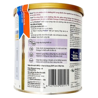 Sữa Abbott Prosure 380g (cho bênh nhân ung thư)
