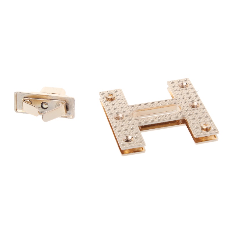 Khóa cài chữ H cho túi xách da DIY