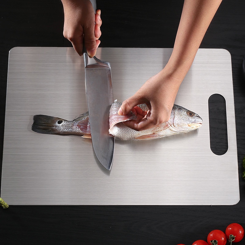 Thớt inox 304 size lớn kháng khuẩn, cường lực, chống ẩm mốc