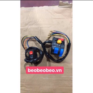 Cùm công tắc fz gắn sirus và Wave 2 bên