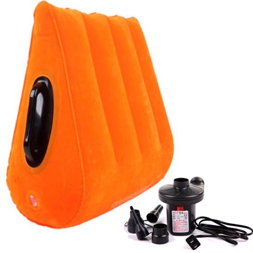 Ghế Tình Nhân Đệm Mông Tựa Lưng Có Tay Vịn Femme Orange Tặng Bơm Hơi ☘️ FREESHIP ☘️