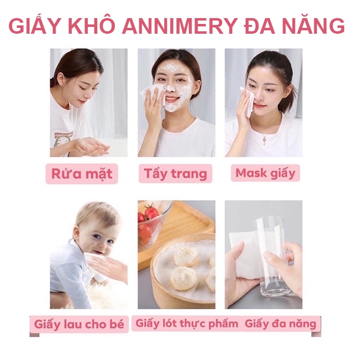 Giấy Lau Mặt, Tẩy Trang GOAT LD001 Dùng 1 Lần