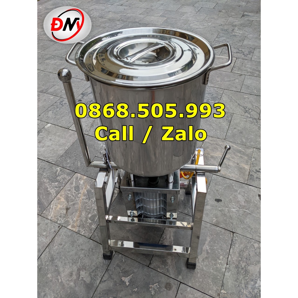 Máy xay pate 3.0Kw – xay thịt – cháo nhuyễn – xay gừng, riềng, sả, tỏi, ởt , máy làm sa tế - khung A Inox - Dao thả