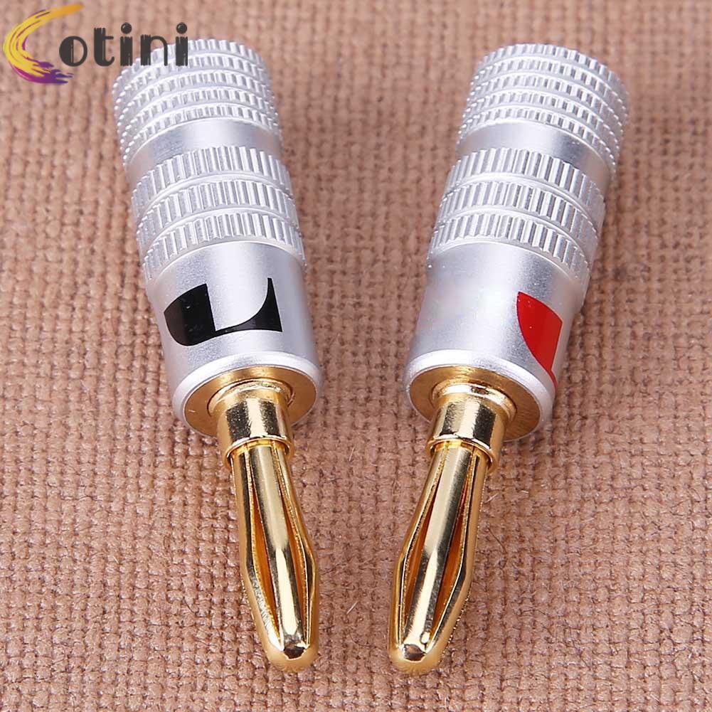 1 Đầu Cắm Chuối 4mm Mạ Vàng Cho Loa Diy