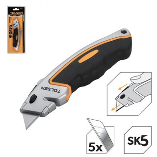 Dao rọc giấy x 5 lưỡi tolsen mã 30009 - 61*19mm