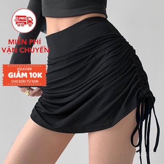 V02 Chân váy body dây rút 2 bên siêu sexy , chân váy ngắn ulzzang ôm body