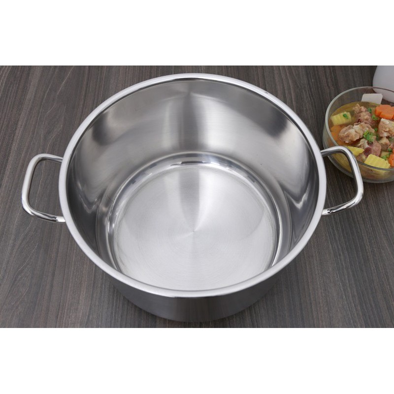 Bộ nồi xửng hấp Fivestar inox 430 đáy dày 3 lớp nắp inox  - đường kính 30cm - ST30-3D