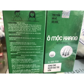 Ô mộc khang - giảm bạc tóc, bổ gan thận...