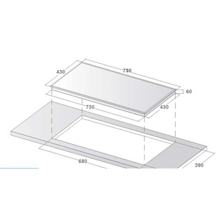 Bếp từ đôi Canzy 828IP / Tích hợp chức năng chiên rán xào / Bảo hành chính hãng 3 năm