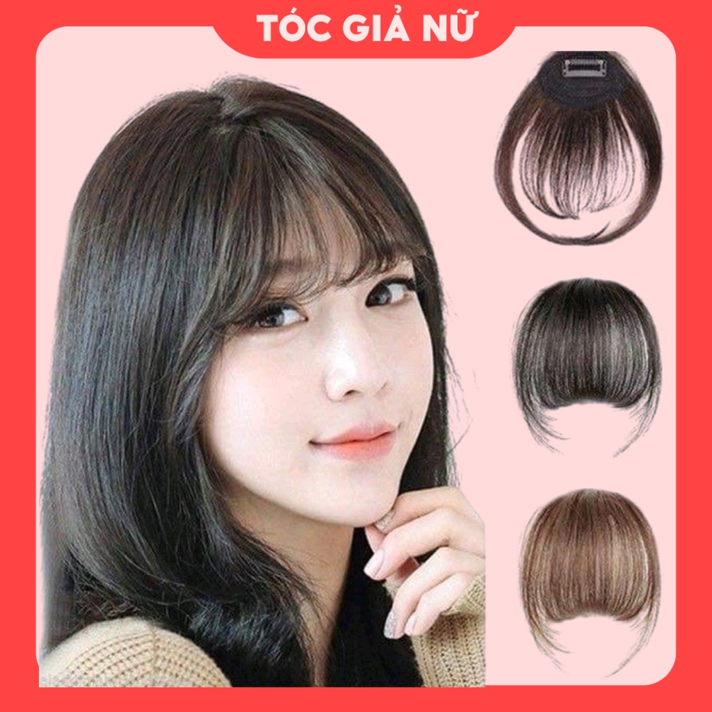 Tóc giả nữ 🌸FREESHIP🌸Tóc mái thưa [toc mai gia]