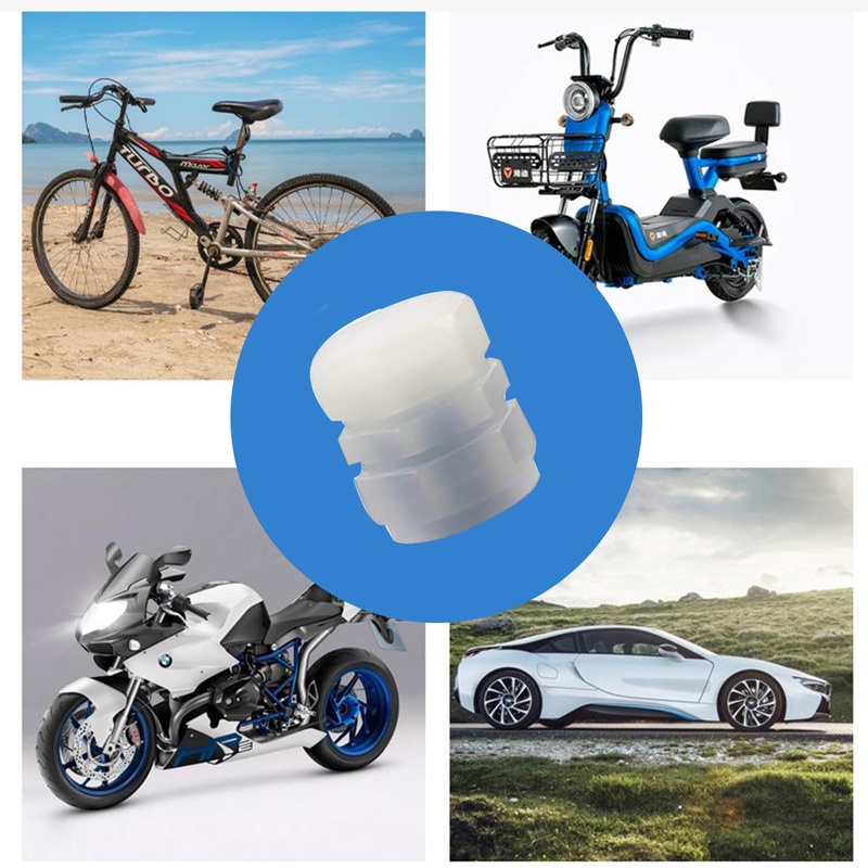 Bộ 4 Nắp Van Bánh Xe Có Đèn LED Xanh Dương Độc Đáo Trang Trí Xe Hơi/ Xe Máy