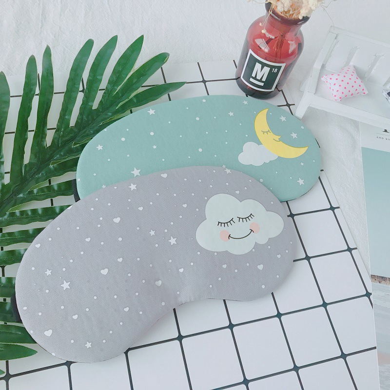 Miếng Bịt Mắt Ngủ Họa Tiết Hoạt Hình Dễ Thương