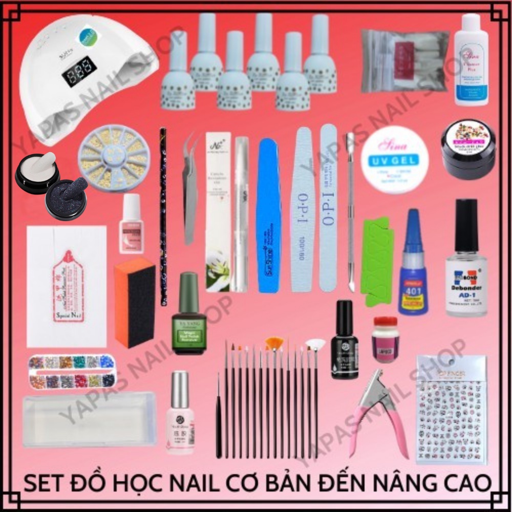 Combo set đồ học và làm nail từ cơ bản đến nâng cao chuyên nghiệp