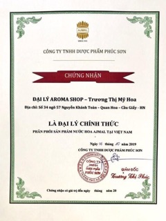 Tinh Dầu nước hoa Ajmal