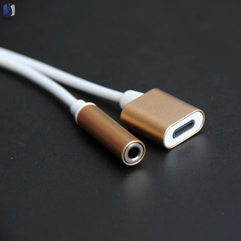 VN Cáp Sạc 2 Trong 1 Jack Cắm 3.5mm Cho Iphone 7 / Iphone7 Plus