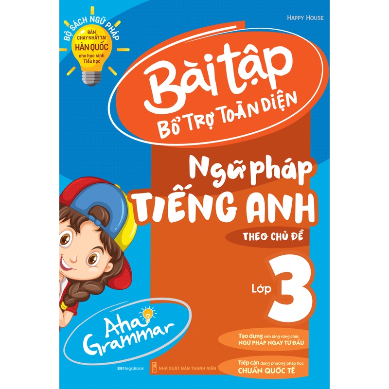 Sách - Aha Grammar - Bài Tập Bổ Trợ Toàn Diện Ngữ Pháp Tiếng Anh Theo Chủ Đề Lớp 3