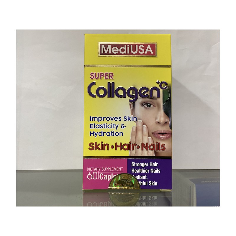 MediUSA SUPER Collagen+C - Viên uống đẹp da, chống lão hoá.