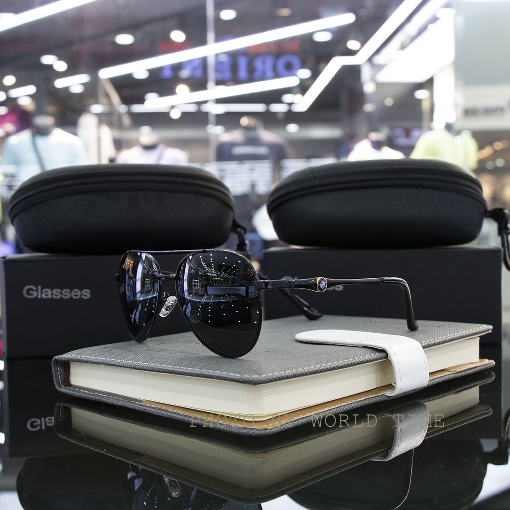 Kính Mát Nam BMW Cao Cấp Full Box + Thẻ Bảo Hành 1 Năm - Khăn Lau Kính, Mắt Kính Cường Lực - Gọng Titanium - Chống Lóa | BigBuy360 - bigbuy360.vn