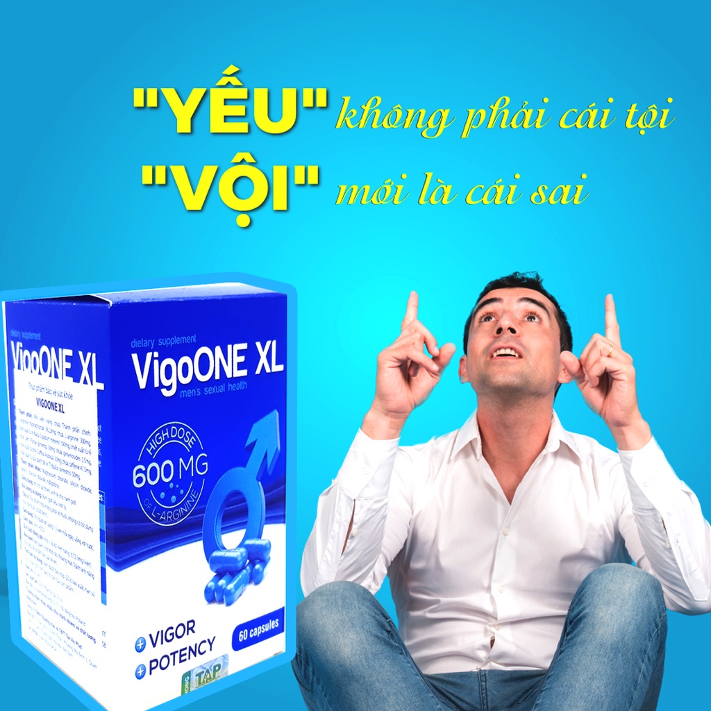 Viên uống  VIGOONE XL chống xuất tinh sớm  nhập khẩu BA LAN ngừa yếu sinh lý rối loạn cương dương tăng cường sinh lý