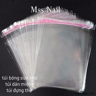 Túi bóng kính, túi bóng đựng thẻ nail