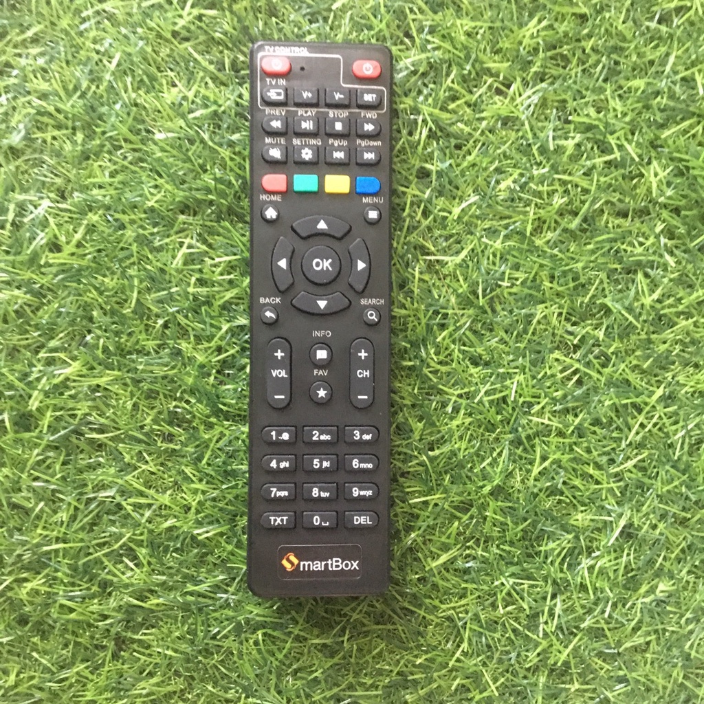 Điều khiển đầu thu VNPT smartBox loại tốt zin theo máy,Remote dùng cho tiviĐiều khiển đầu thu VNPT smartBox
