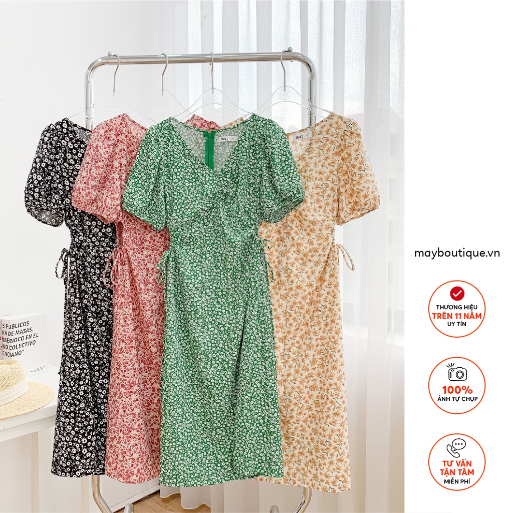 Váy thiết kế May Boutique Váy kiểu Daisy hoa cut eo VKZ22D_107.012