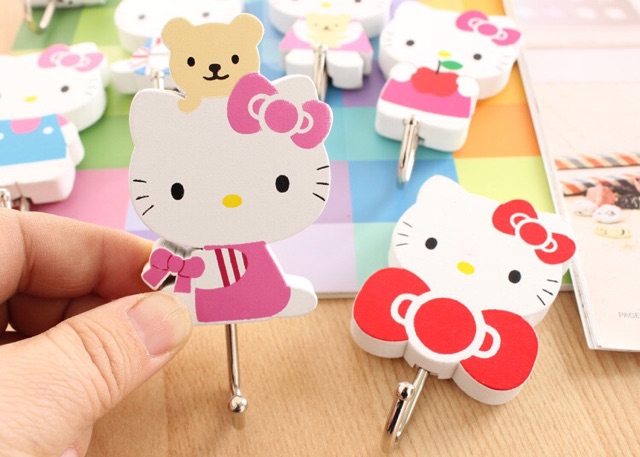 Set cặp móc dán Hello Kitty