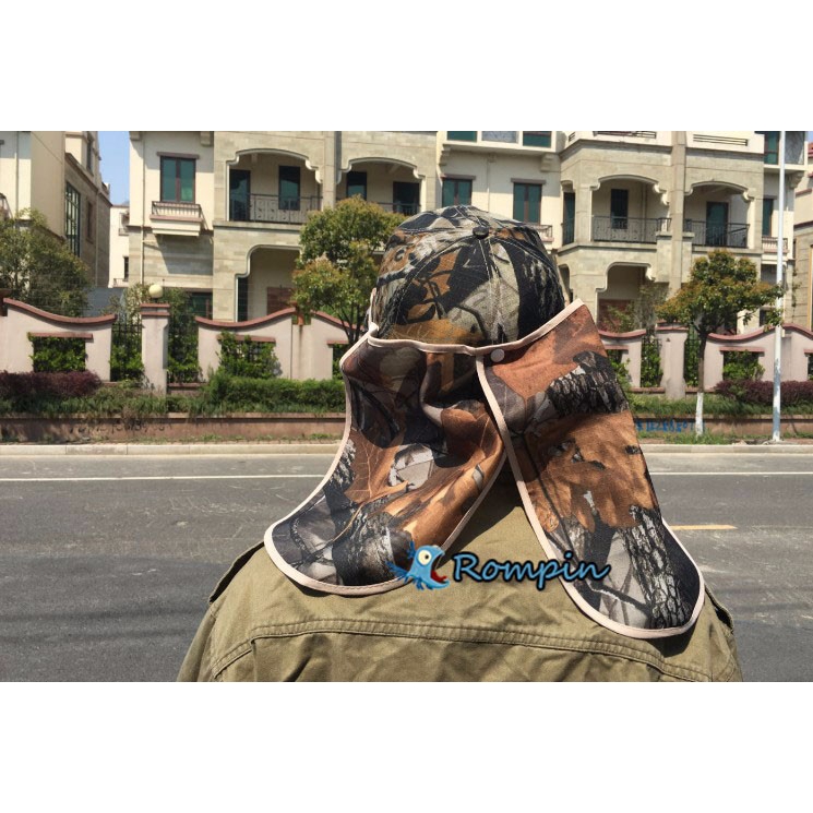 Nón vành rộng họa tiết rằn ri chống tia UV chống thấm nước thời trang mùa hè cho nam