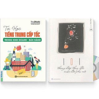 Sách - Combo: Tự học tiếng Trung cấp tốc trong kinh doanh – bán hàng + 101 Thông Điệp Thay Đổi Cuộc Đời Phụ Nữ + DVD quà