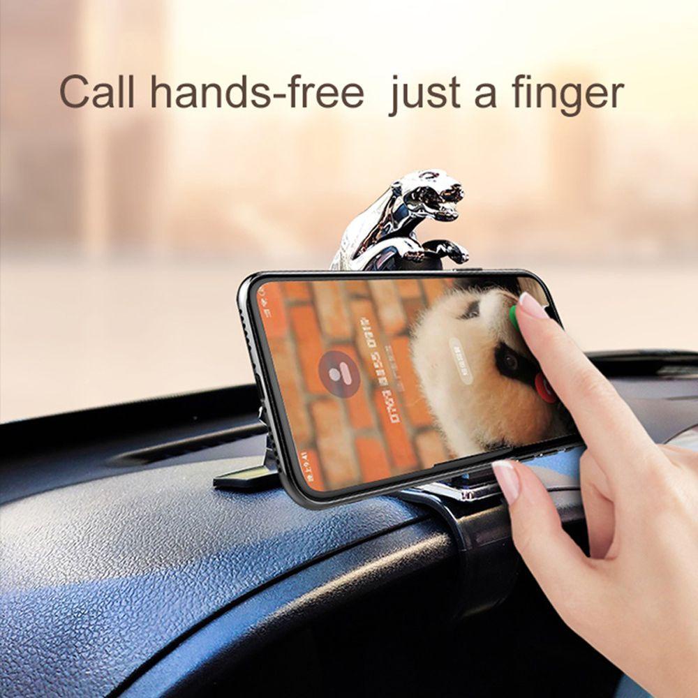 Giá Đỡ Điện Thoại / GPS Họa Tiết Da Báo Tùy Chỉnh Tiện Dụng Cho Xe Hơi