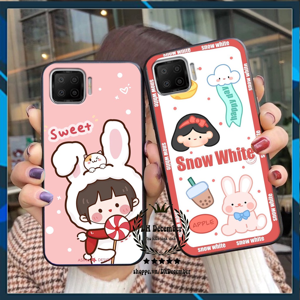 Ốp lưng Oppo A73 in hình 3D lucky, gấu Brick xinh xắn - KHÔNG NÊN BỎ LỠ