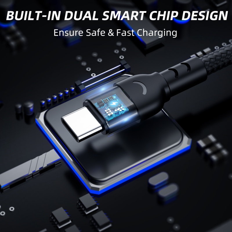 Cáp Fonken sạc nhanh Pd truyền dữ liệu Type C sang Usb C thích hợp cho laptop Apple