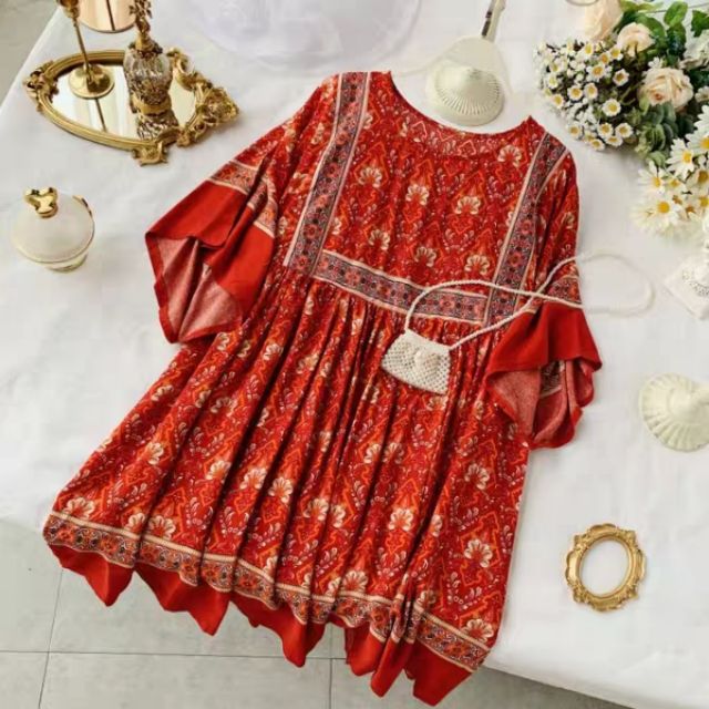 VÁY BOHO VINTAGE _ HÀNG SẴN